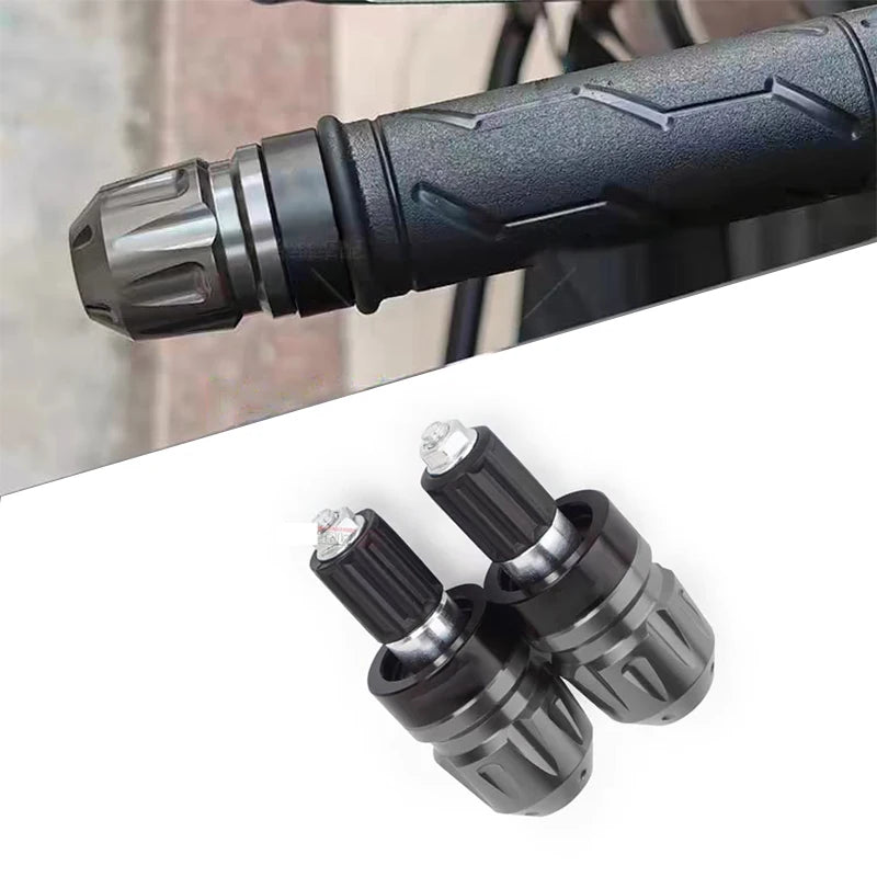 Universal Motorcycle Handlebar Grips Handle Bar Cap End Plugs Counterweight Cap Protective aesthetic accessories