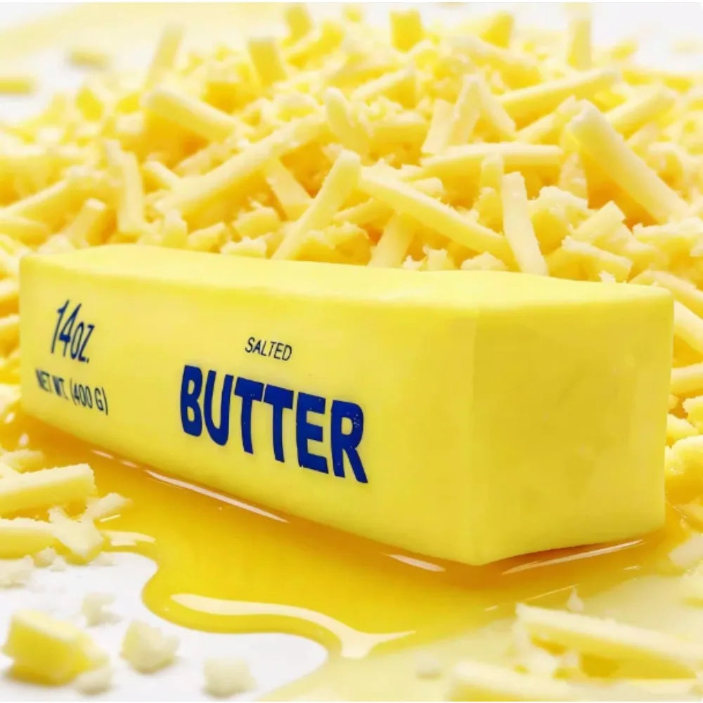 1PC 14cm Antistress Butter Stick Stress & Anxiety Relief Fidget Toys Slow Rising Squishy Squeeze Elastic Cheese Stick Prank Toys