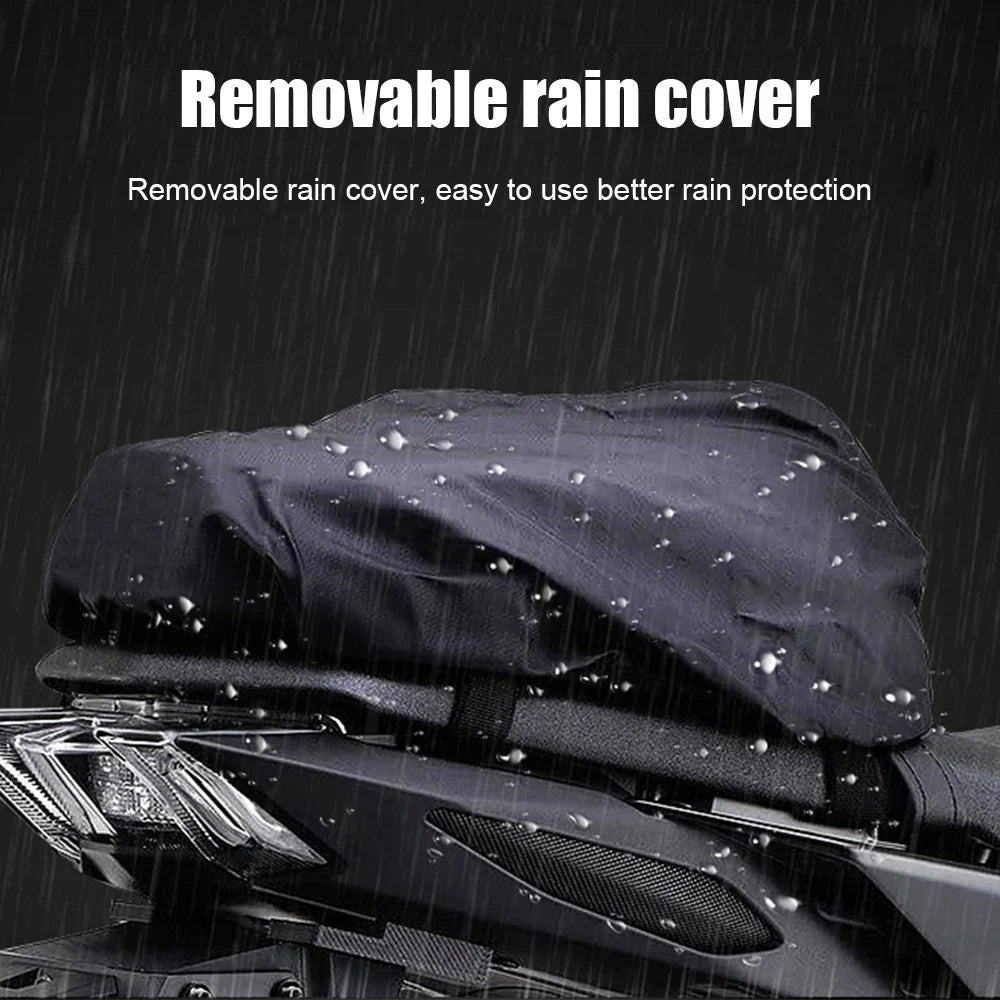Motorcycle Saddlebag Tail Bags Storage Shoulder Bag Waterproof With Strap Set Rear Seat Backpack Large Capacity Moto Accessories