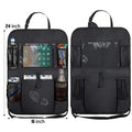 Car Seat Organizer Multifunctional Oxford Fabric Car Back Multi Pocket Storage Bag with Tablet Holder Protector for Kids