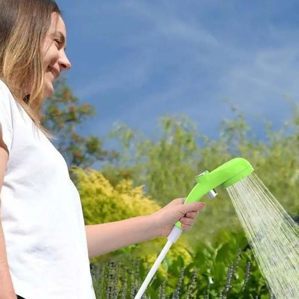 6000mAh Electric Camp Shower Full Screen Portable Pump for Outdoor Shower Car Cleaning Tool Set
