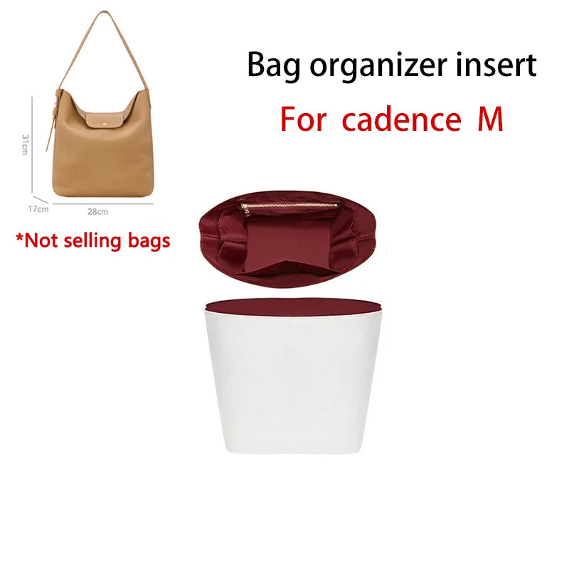 Bag Organizer Insert For Le Cadence Longchamp Waterproof Durable Fashion Bag Support Storage Inner Modification Bag Accessories