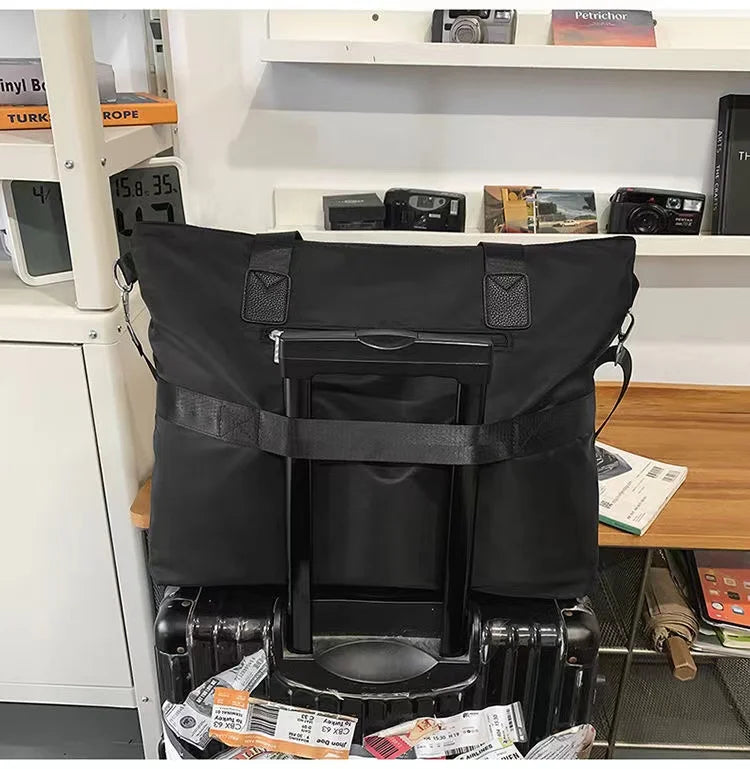 2025 versatile crisscross casual Tote Bags Functional package high-capacity shoulder bag handbag valise travel duffle