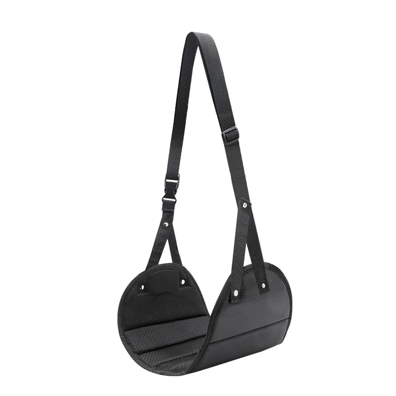 New Airplane Footrest With Adjustable Strap, Portable Hammock Leg Rest, Perfect Travel Accessories