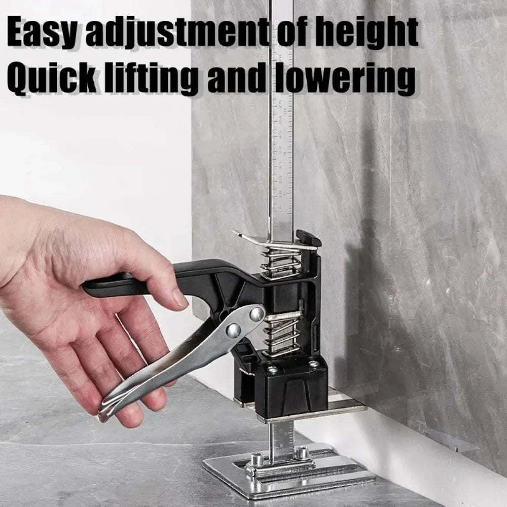 Labor-Saving Arm Board Jack Elevator, Cabinet Lifter Height Locator, Adjustable Anti-Slip Hand Lifting Tool, Multifunctional