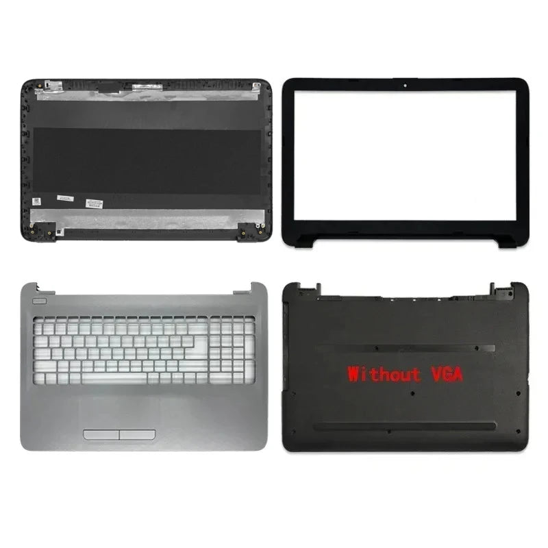For Pavilion 15-AY BA 15-AC AF TPN-C125 250 G4 G5 LCD Back Cover/Front Bezel/Hinges/Palmrest/Bottom Case 900263-001 Black