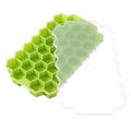 Creative Hexagon 37 Grid Ice Making Honeycomb with Lid Silicone Moulds Refrigerator Homemade Ice Mold Household Ice Making box