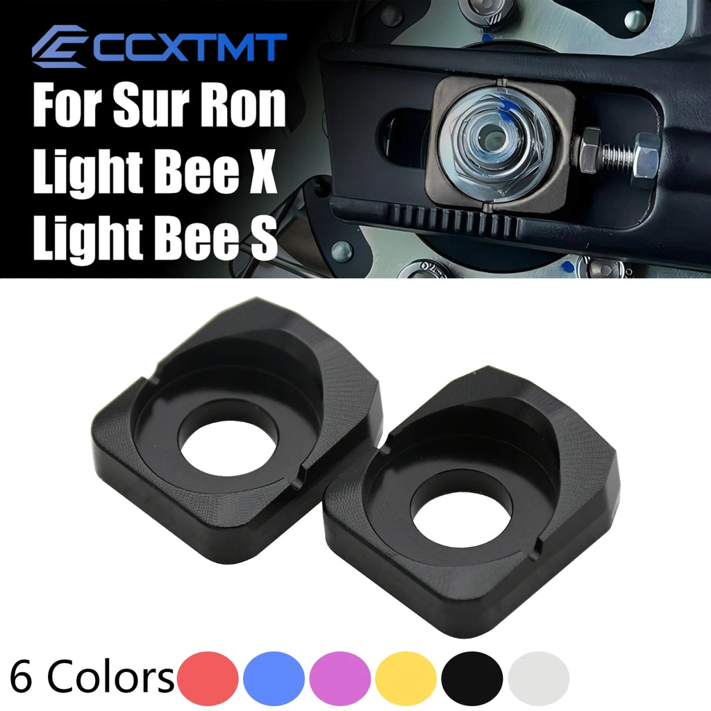 Electric Motocross Aluminum Rear Chain Adjuster Axle Block For Surron Sur Ron Sur-Ron Light Bee X & Light Bee S Universal Parts