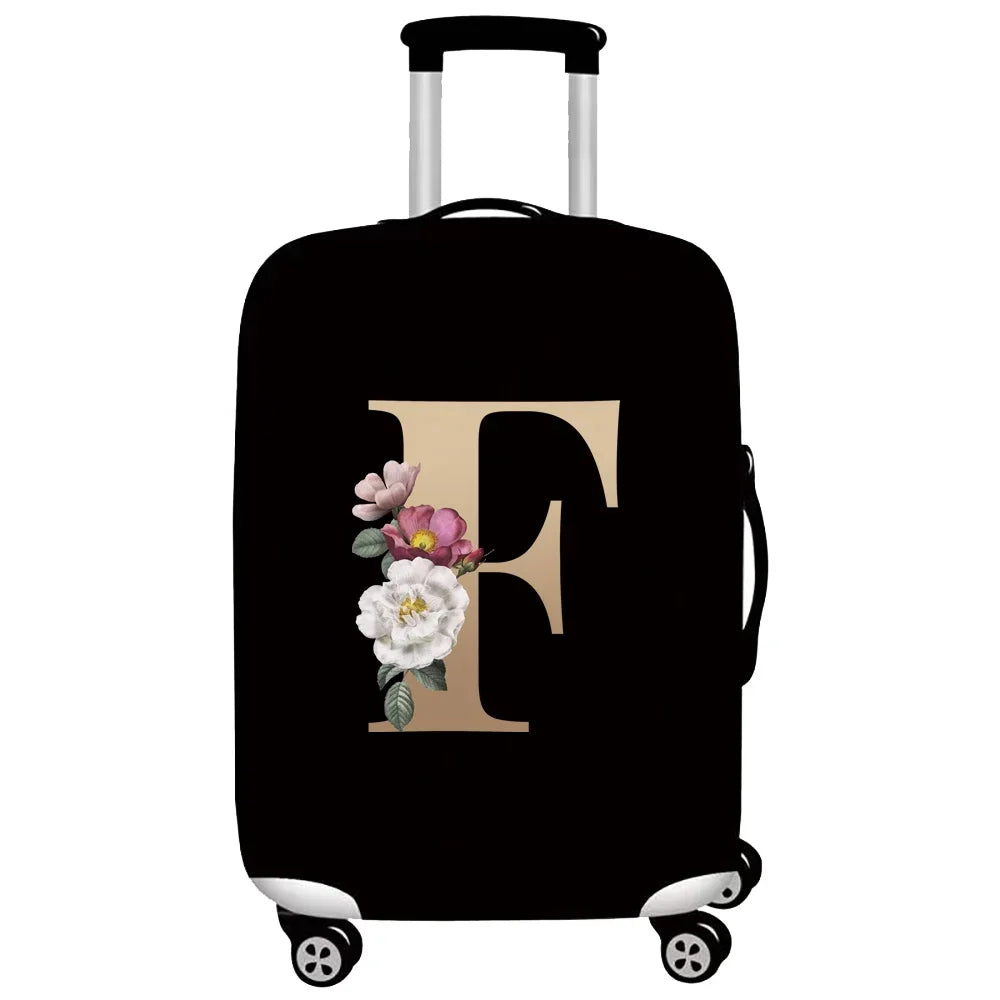 Luggage Protective Cover Travel Accessories Suitcase Dust Wear-resistant Gold Letter Series Protective Case 2026 Fashion