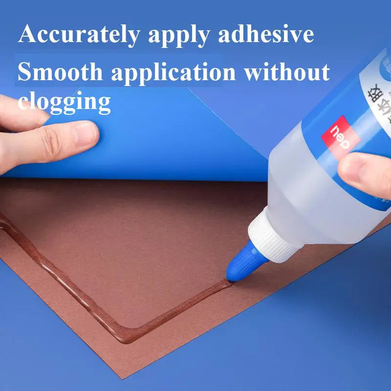 Deli 6357 Large Bottle Water Glue, 500ml Liquid Adhesive for Office, Home, School - Student Friendly Glue