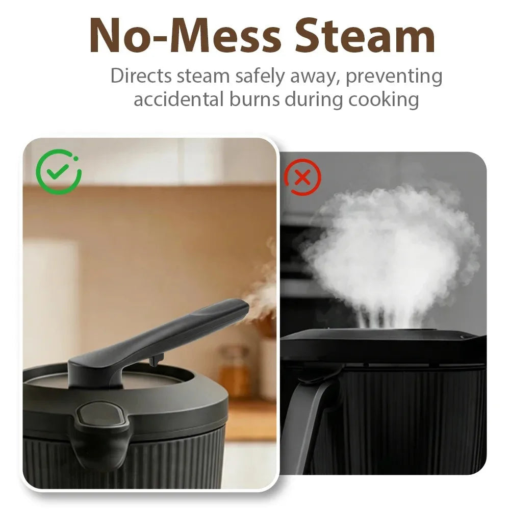 Steam Diverter Compatible with Thermomix TM7 – 360° Rotating Steam Deflector with, Kitchen Cabinet Protection