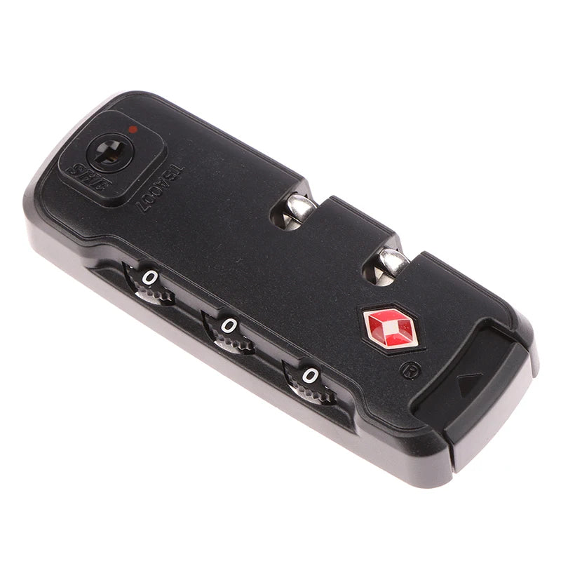 TSA 3 Digit Combination Security Padlock Fixed Password Lock Travel Suitcase Luggage Cabinet Locker Accessory