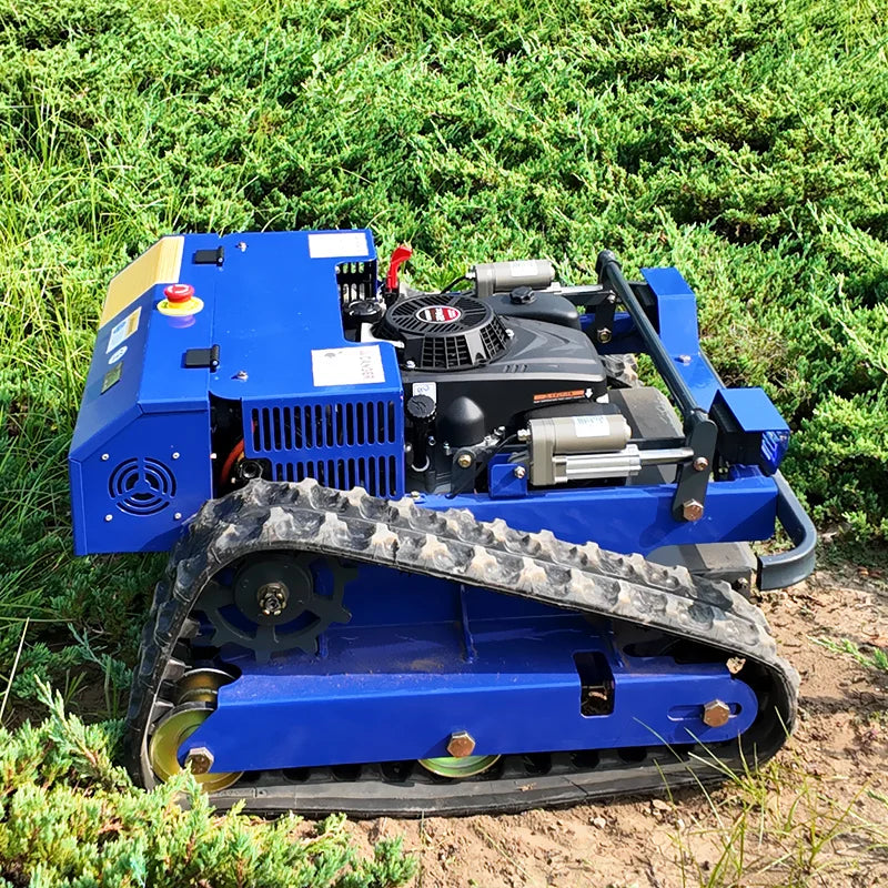 Customized 550mm cutting width tracked lawn mower remote control lawn mower with CE EPA certification