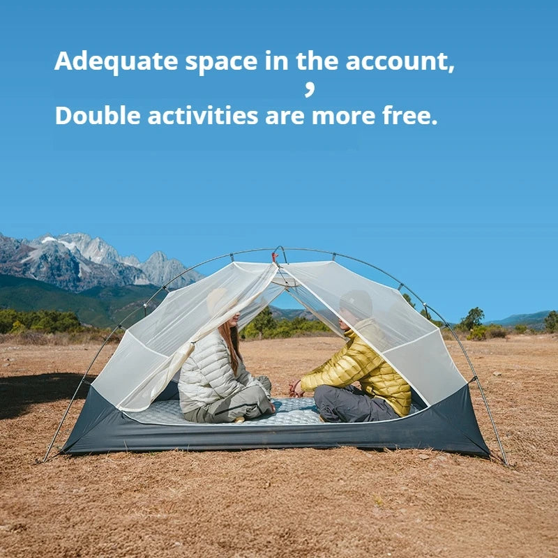 Naturehike Mongar UL Hiking Tent 1 2 Person 15D Nylon Ultralight Waterproof Double Layer Outdoor Backpacking Travel Camping Tent