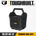 TOUGHBUILT TB-CT-82-12 12 inch hard bottomed tool bag is sturdy, easy to use, portable, and multi storage expert level