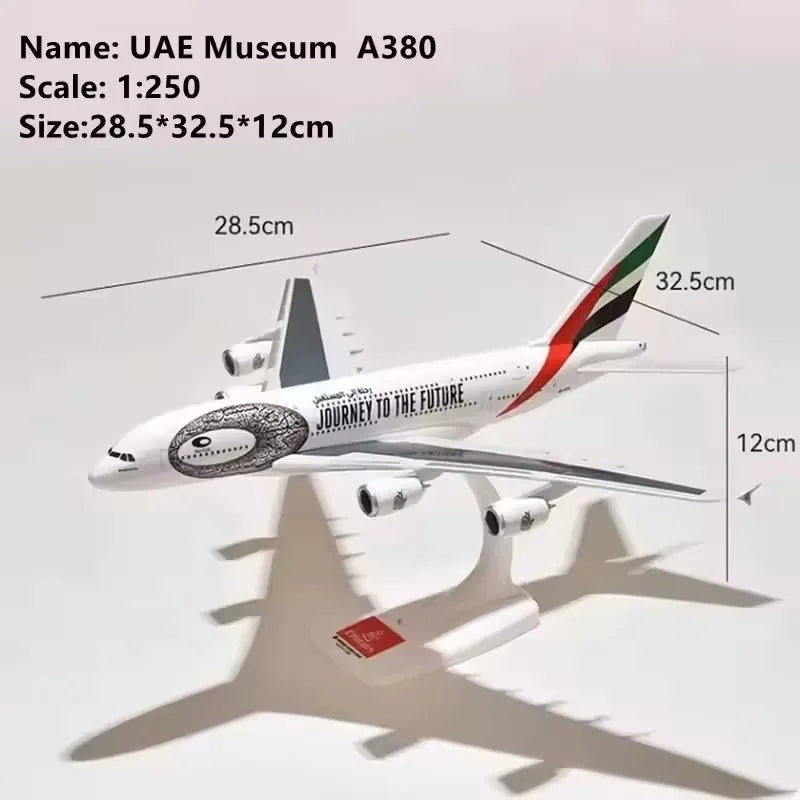 1:250 Model Singapore A380/Emirates Wildlife/British /France /Lufthansa Air Airline Aircraft Assembly Plane Airplanes Collection