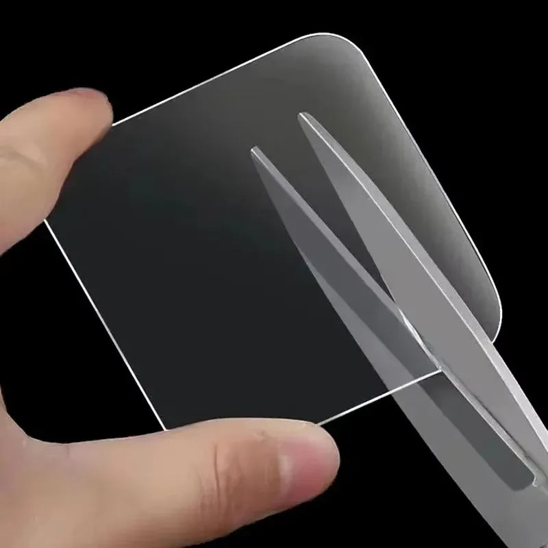 6x6cm Super Strong Double Sided Adhesive Tape Transparent Square Nano Wall Stickers Patch for Home Seamless Waterproof Tapes