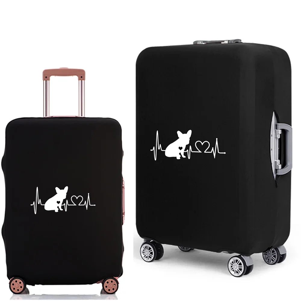 Thicker Travel Luggage Protective Cover Print Portable Suitcase Cover Elastic Dust Cases for 18-28 Inch Travel Accessories