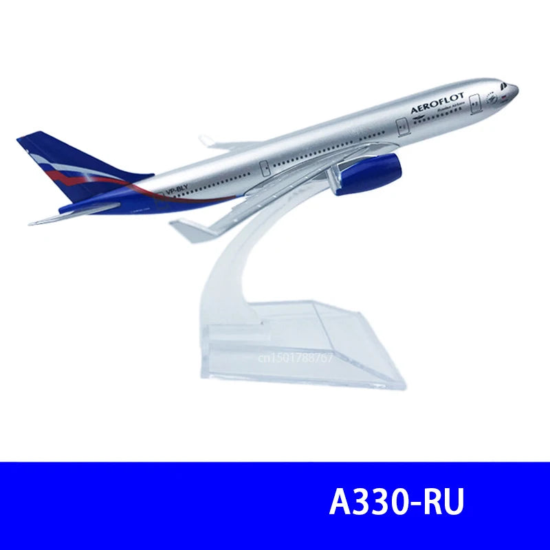 6Inch 15CM A380 A350 A330 A320 Concorde Diecast Airplane Model For Gift Collection