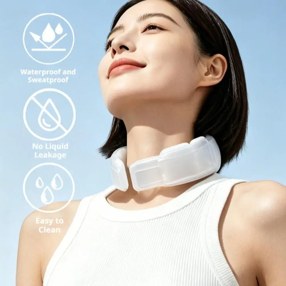 150 Min Cooling Neck Ring PCM Ice Collar for Sports Summer Heat Relief Portable Neck Cooler TPU Skin Friendly