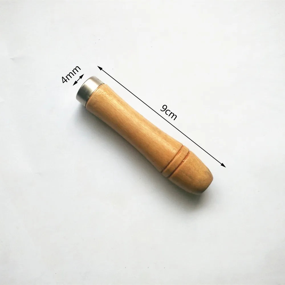 5pcs Wooden File Handle Replacement Strong Metal Collar For File Craft Tool 9cm For Wood Rasp Screwdrivers 4-6 Inch File