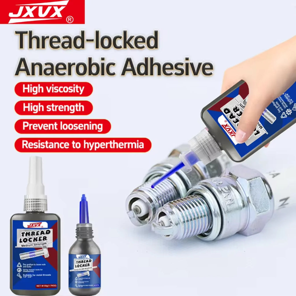 New 10ml Screw Glue, Fast Curing Threading Agent, Anaerobic Adhesive, Corrosion Resistant, Anti-Peeling, Medium Strength Blue Th