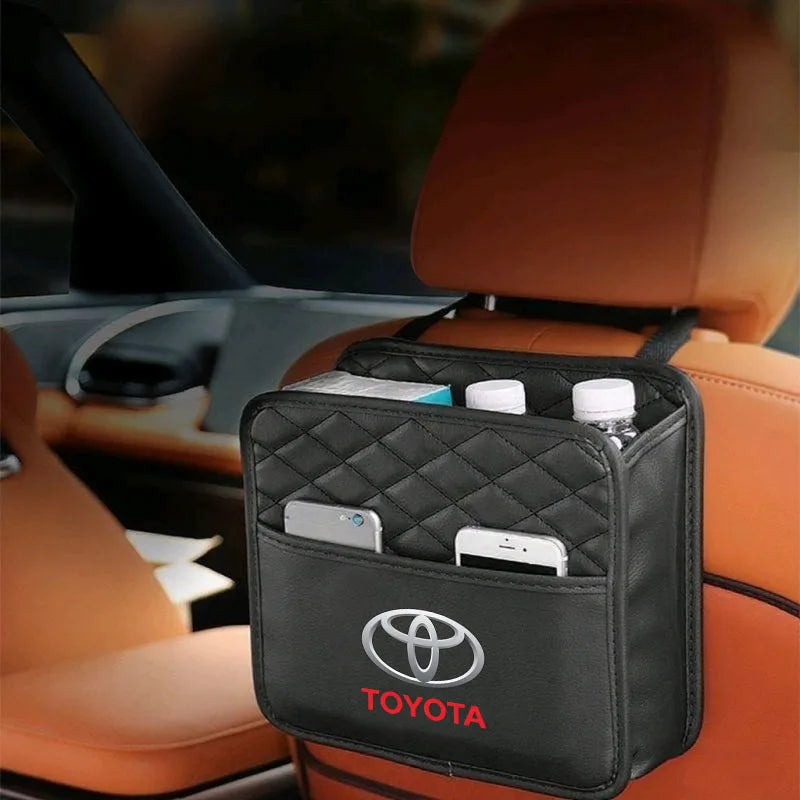 Car Backseat Organizer Multifunction Interior Storage Bag For Toyota Rav4 CHR Yaris Prius Avensis Corolla Camry Highlander GR 86