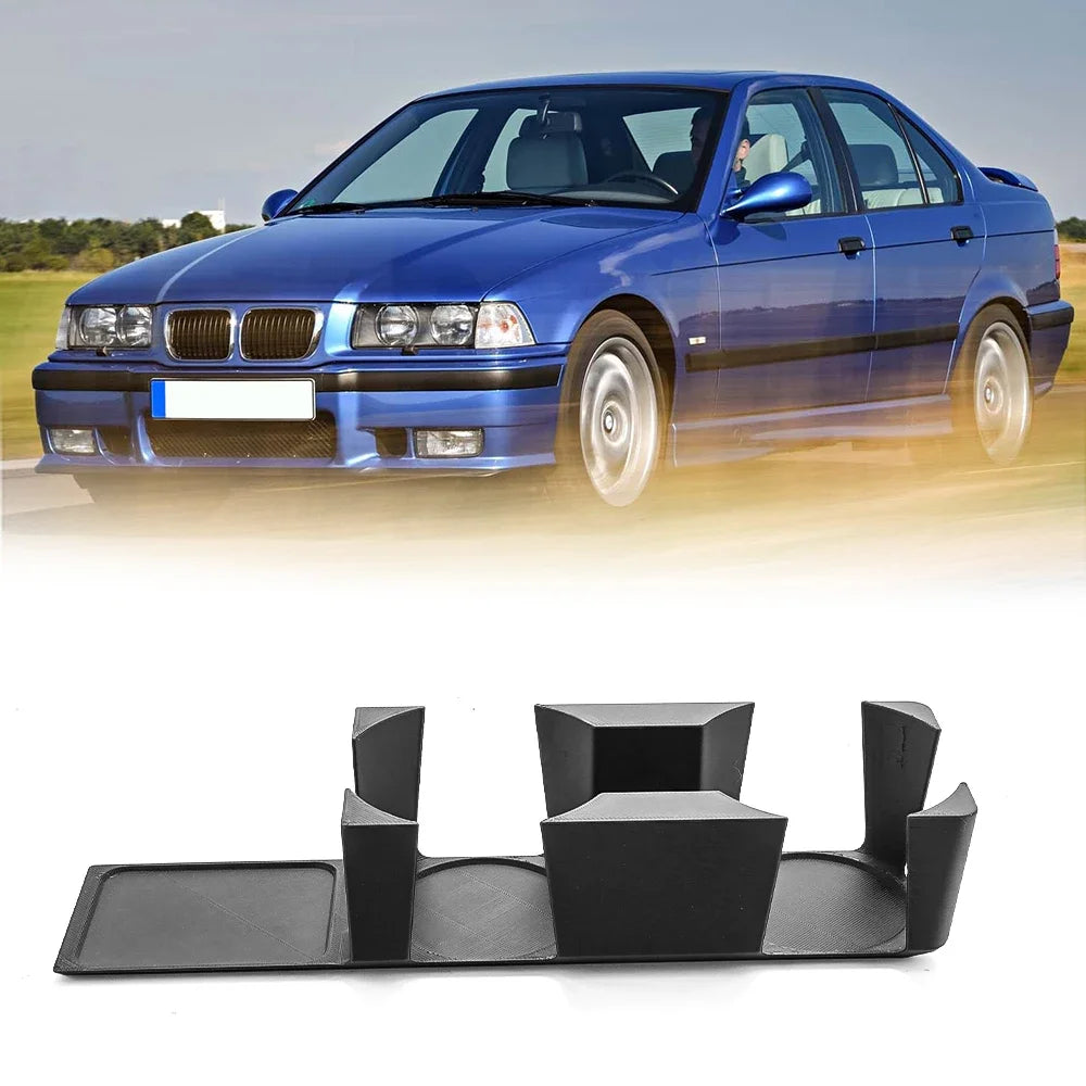 1/2PCS Double Cup Holder For BMW E36 Center Console Cup Holder 3D Printed Car Interior Accessories Cup Holder