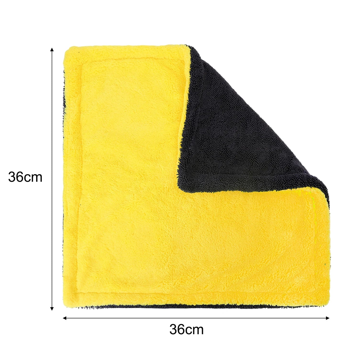 Microfiber Car Wash Towel Ultra Soft Dual Sided Super Absorbent Drying Cloth for Scratch-Free Detailing and Glass Cleaning Tool