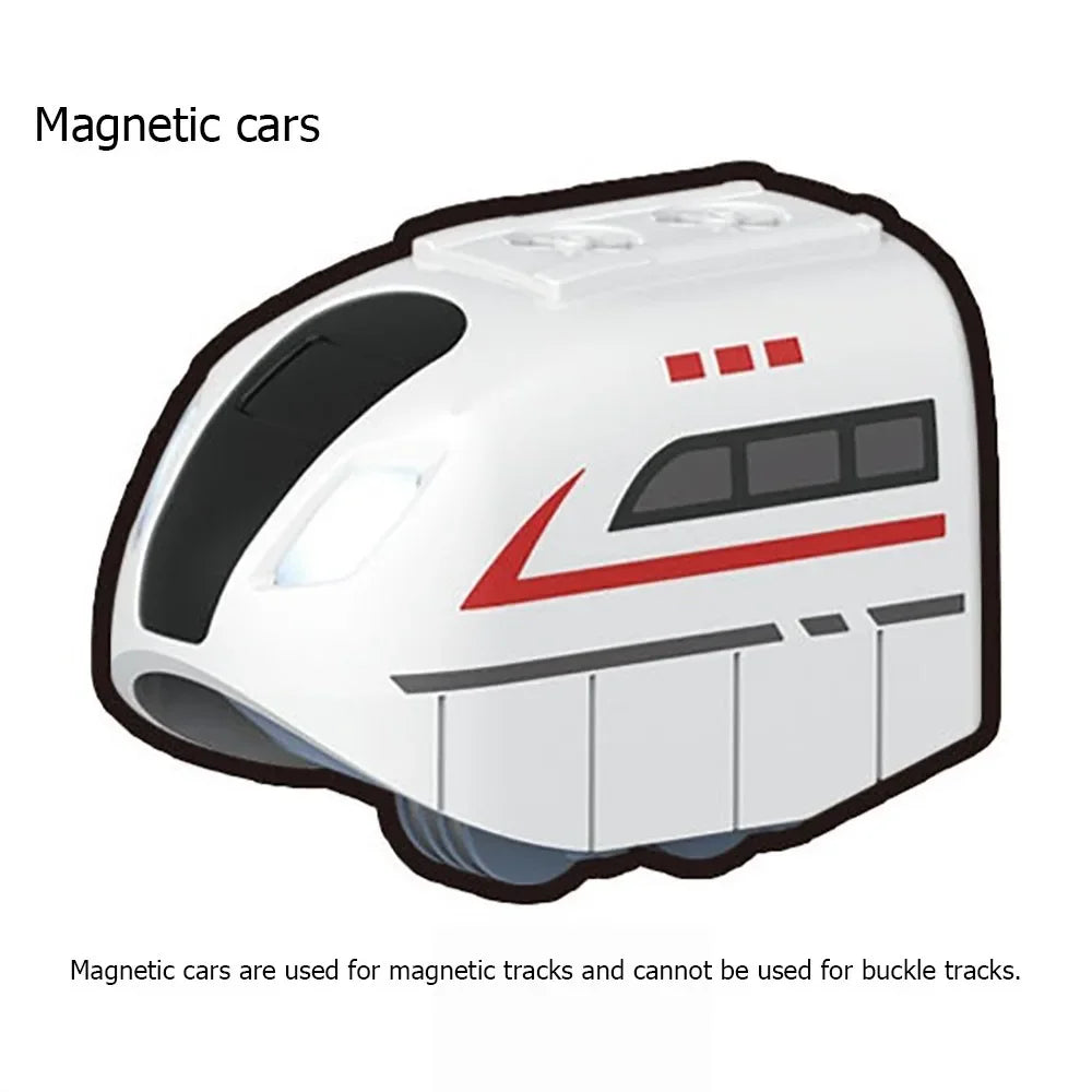 Plastic Magnetic Tracks Train Anti-gravity Intelligent Toy Magnetic Train Diecast Toy Smooth Steady Driving Electric Train