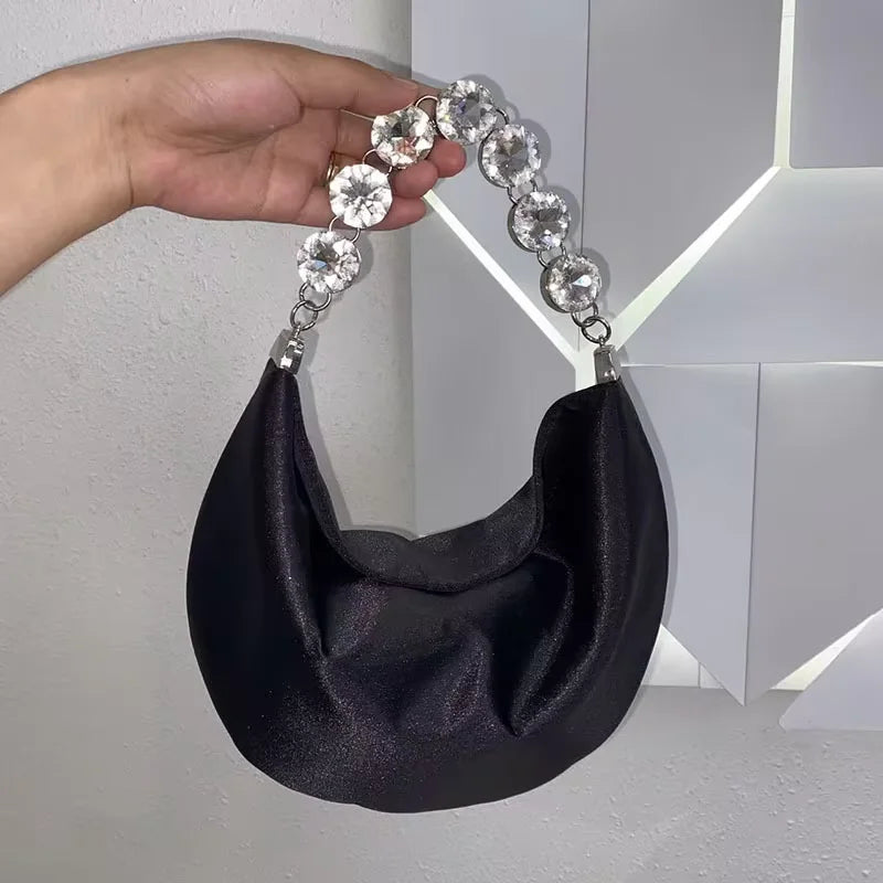 Shoulder Bag Rhinestone Handmade Purse And Handbag Evening Clutch Bag Purse