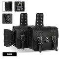 Retro Fashion Motorcycle Saddle Bags Pouch Storage Case Side Luggage Tank Suitcase Waterproof PU Leather Motorbike Accessories