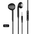 With Built-in Microphone 3.5mm In-ear Wired Headphones Bass Stereo Sport Earphones For Mobile Phone Smartphones Wire Headset