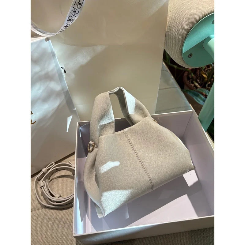 2026 New Cloud Dumpling Bag Unique Design Light Luxury Crossbody Top Handle Shoulder Bag Versatile Work Evening Handbag