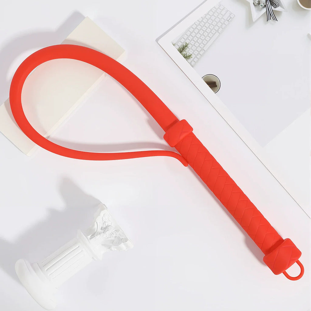All Silicone Flogger High Elasticity BDSM Whip Spanking Caning Paddle For Adult SM Games Sexyshop Erotic Accessories Adult Toys