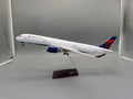 1/142 Scale 47CM Airplane A350 Delta Airways Airplane Model Toy with Wheel Landing Gear Aircraft Model Plane for Collectible