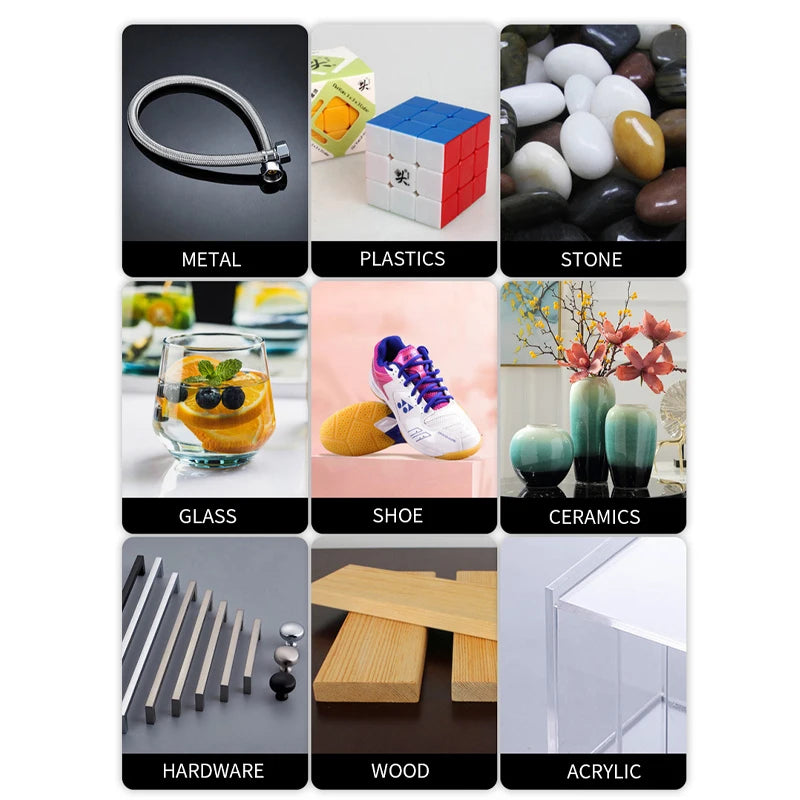 10 Sec Super Oily Glue Strong Bond for Shoes/Glass/Metal/Wood/Plastic Ceramic Quick Dry Industrial Strength Instant Adhesive