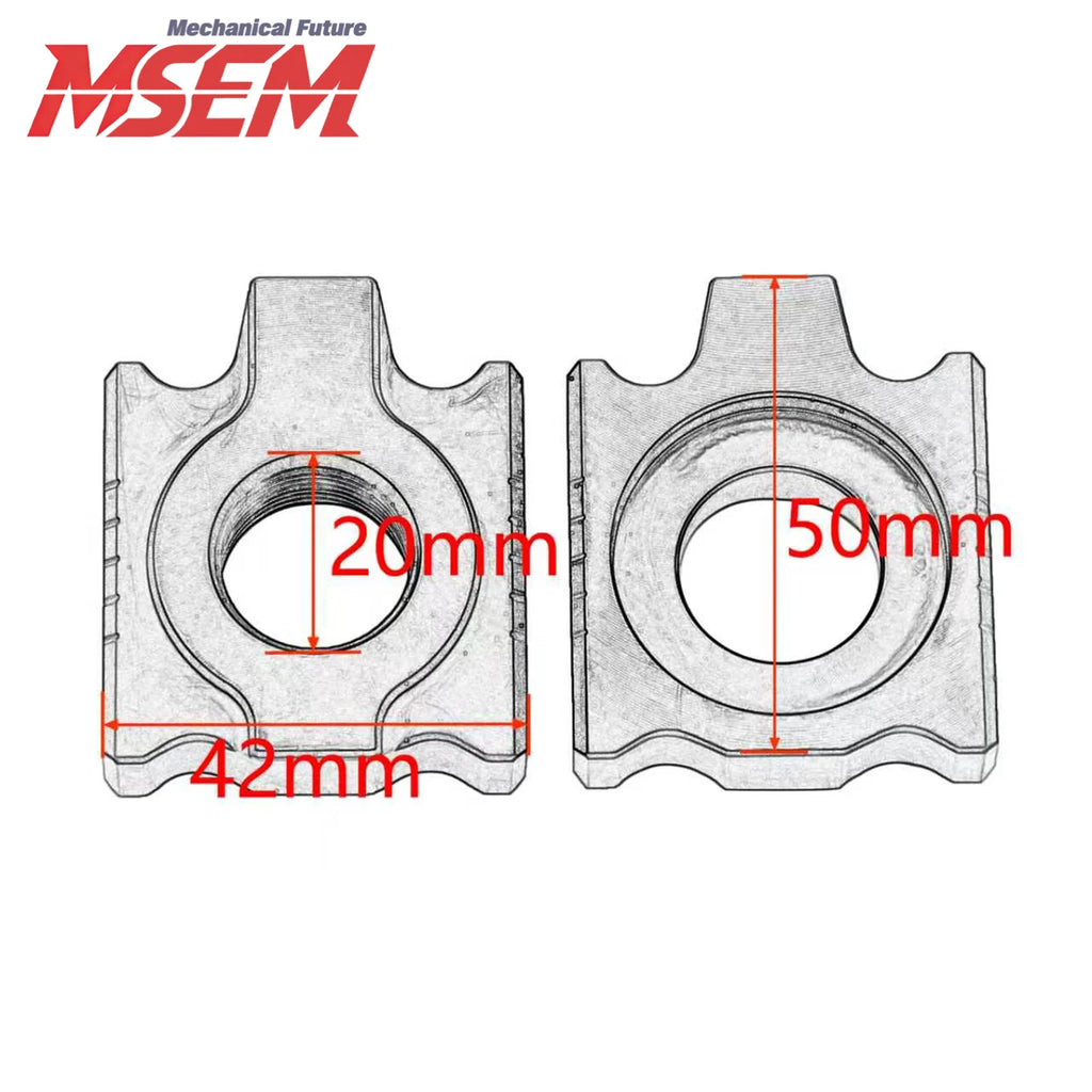 For Husqvarna TC/TE/TX/FC 125-450 and KTM 125-530 SX/SXF/XCF/XC/XCW 08-20 Motorcycle CNC Rear Axle Block Chain Tensioner Adjuste