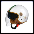 New Arrivals Daul Lens Open Face Helmet DOT ECE Approved Men Women Jet Motorcycle Helmet Retro 3/4 Open Half Helmet Double Visor