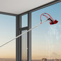 6m Telescopic Solar Panel Cleaner, 2.85kg Light High Window Washing Tool, Aluminum Alloy Water Spray Cleaning Brush, Multifunctional Outdoor Vehicle Cleaning Equipment