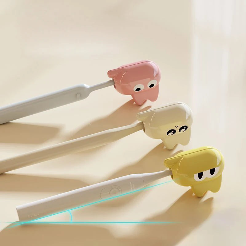 Portable Electric Toothbrush Head Dustproof Protective Cap Travel Toothbrush Plastic Clip Cover 1/3Pcs