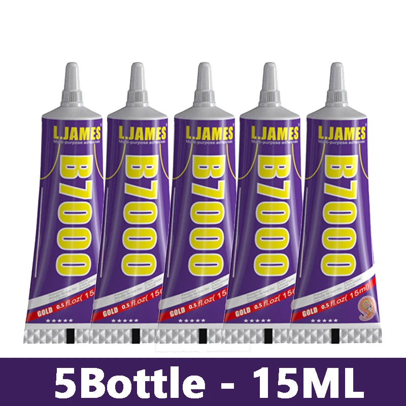 15ML 25ML 50ML 110ML Strong Soft Cellphone Repair Glue B7000 Clear Glue B-7000 Multipurpose DIY Adhesive