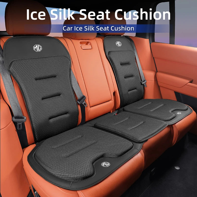 Car Accessories Seat Booster Cushion Ice Silk Backrest Seat Cover For Morris Garages MG 3 5 6 7 HS ZS GS Hector TF GT ZR RX5 RX8