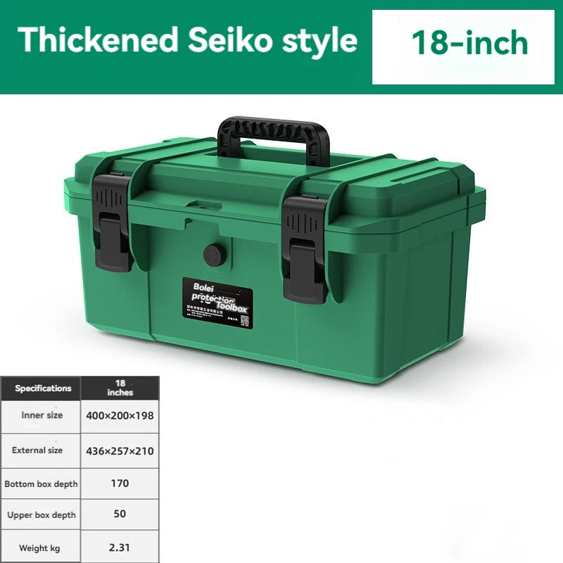 BAOLIAN Portable Plastic Tool Box Waterproof Professional MF Electrician Storage Protective Shockproof Suitcase Tool Box