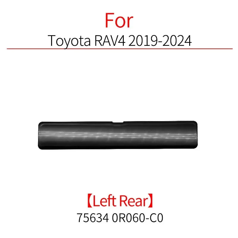 Car Roof Rail Racks Cap Cover Shell Roof Side Garnish Lid Roof Luggage Rack Cover Plate For Toyota RAV4 XA50 Accessorise 2019-20