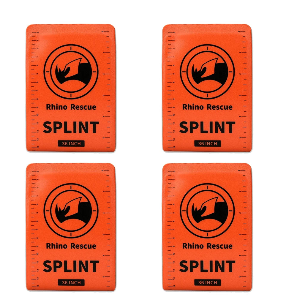 Rhino Rescue Emergency Splint Moldable Medical First Aid  Survival Lightweight Reusable Combat Splint For Camping