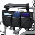 Multi-pocket Wheelchair Hanging Bag Multifunctional Waterproof Arm Rest Pouch Large Capacity Baby Stroller Hanging Bag Stroller