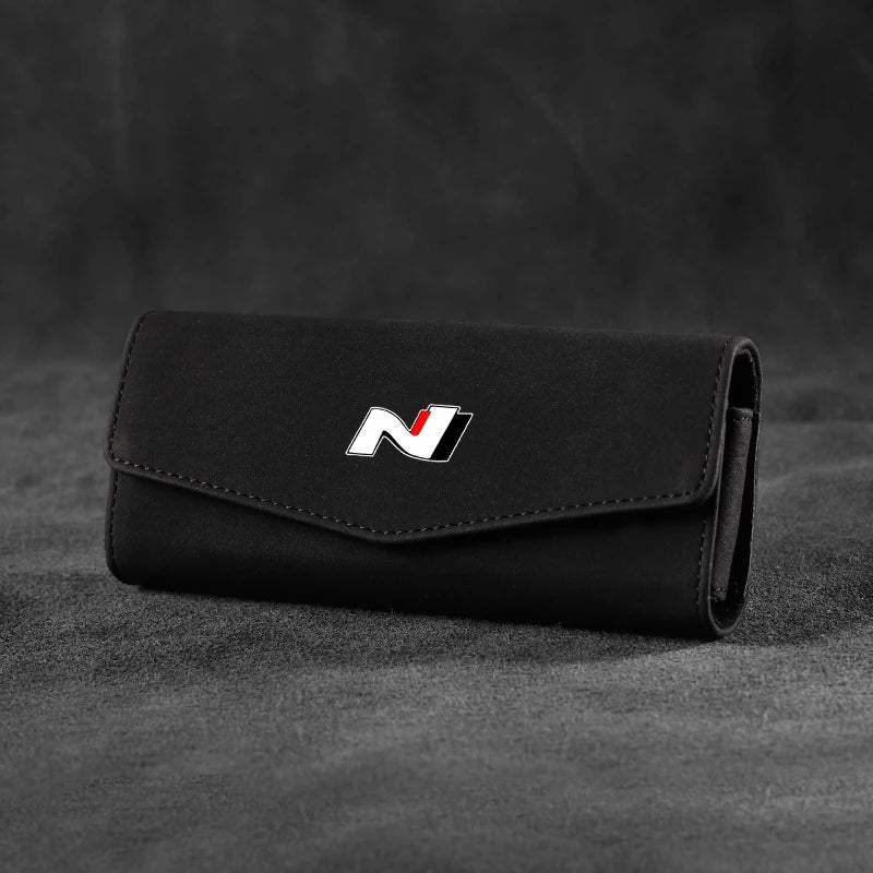 Car Glasses Case Sunglasses Storage Box Clip For Hyundai Sonata Elantra Tucson N Line Veloster Kona i30 i20 i10 Accessories