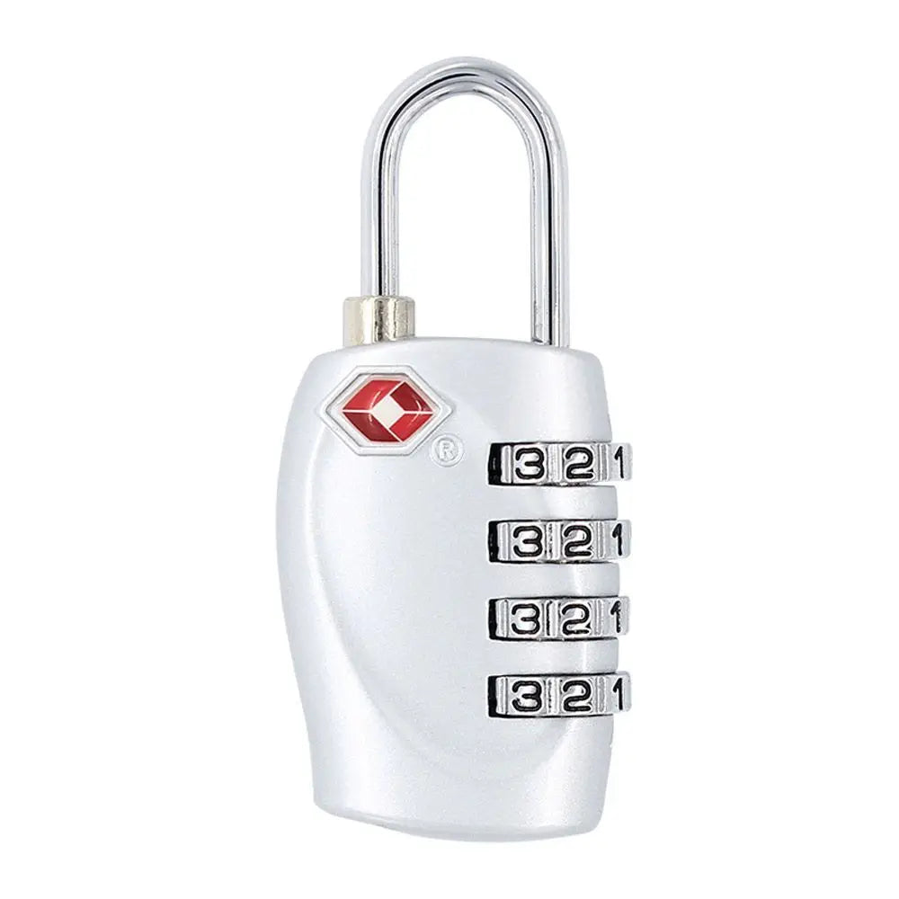 Anti-Theft Portable Cable Luggage Lock TSA Customs Lock Customs Code Lock Smart Combination Lock Padlock with Steel Cable