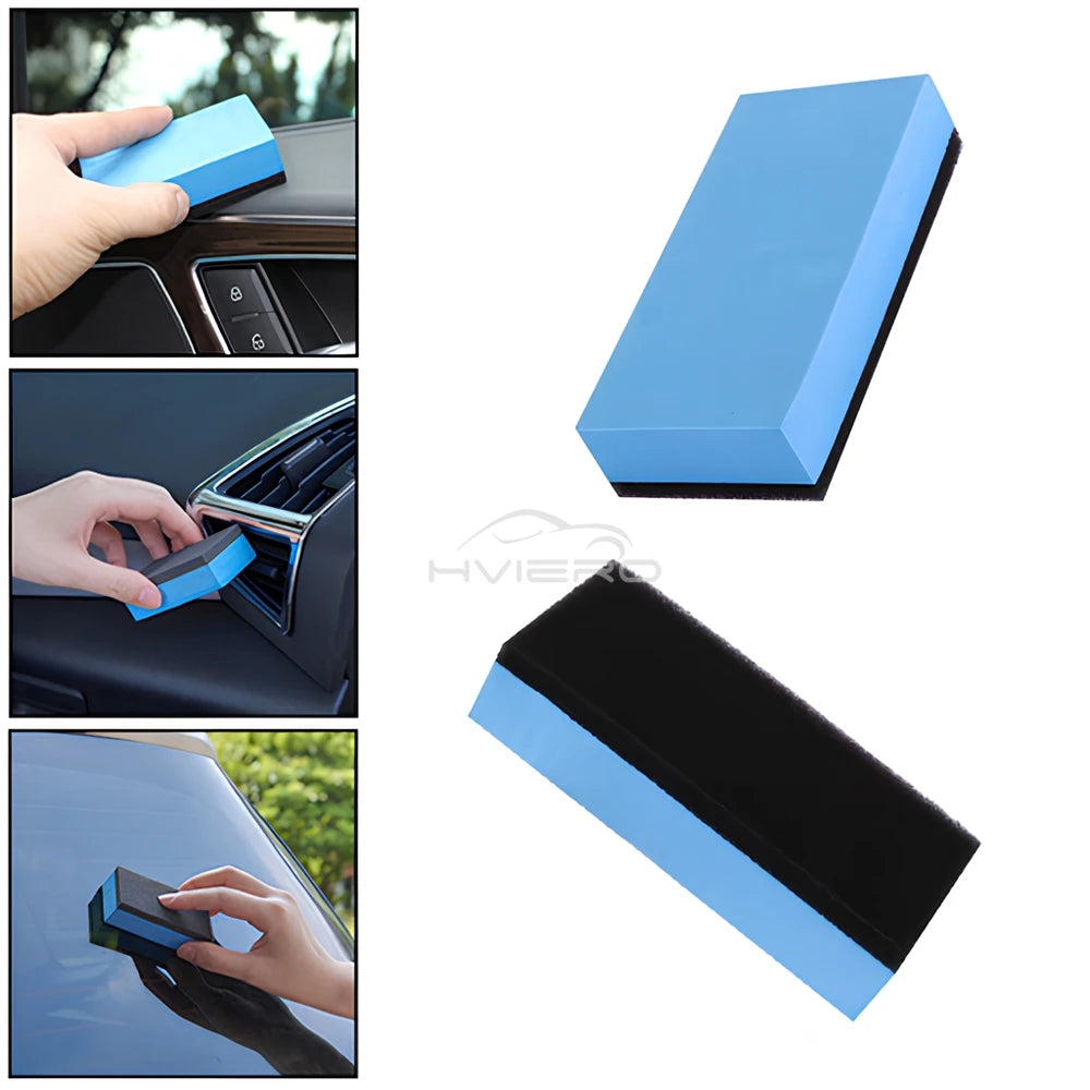10/30Pcs Car Ceramic Coating Sponge Automobiles Glass Nano Wax Coat Applicator Pads Sponges for Auto Waxing Soft Polishing Clean